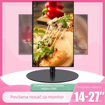 Stalak za monitor na stolu s 360° rotacijom, bez bušenja, podloga za podizanje visine stola