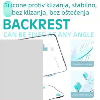 D06 Držač za tablet i telefon, dvostruki štap s preklopnim stalom, 360° rotacija, izrada po nacrtima, kompatibilan s iPad/iPhone generacijama; iPod touch 4. generacija; iPhone 3G/3GS.