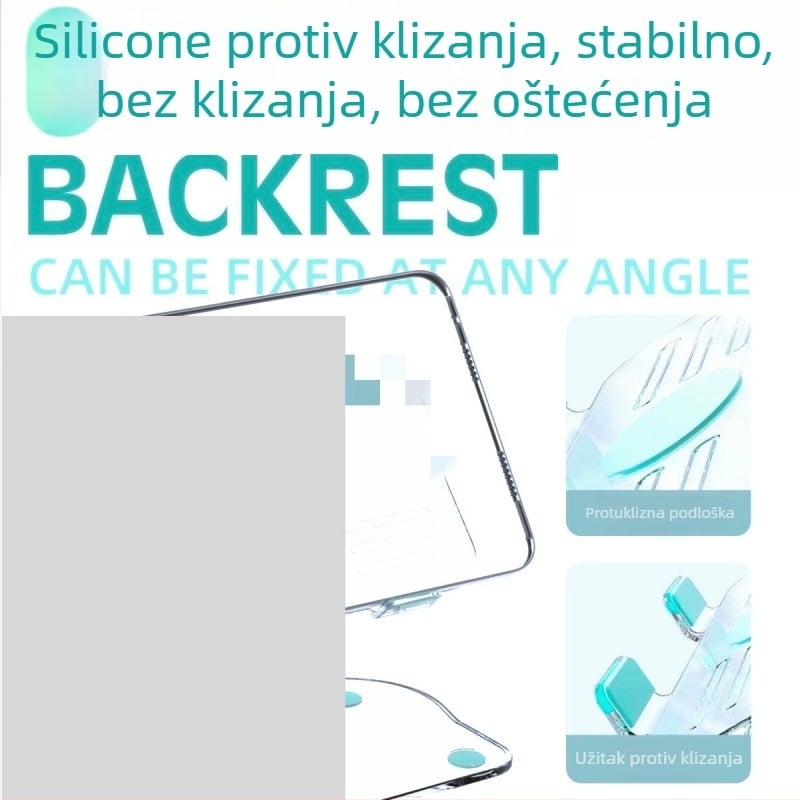 D06 Držač za tablet i telefon, dvostruki štap s preklopnim stalom, 360° rotacija, izrada po nacrtima, kompatibilan s iPad/iPhone generacijama; iPod touch 4. generacija; iPhone 3G/3GS.