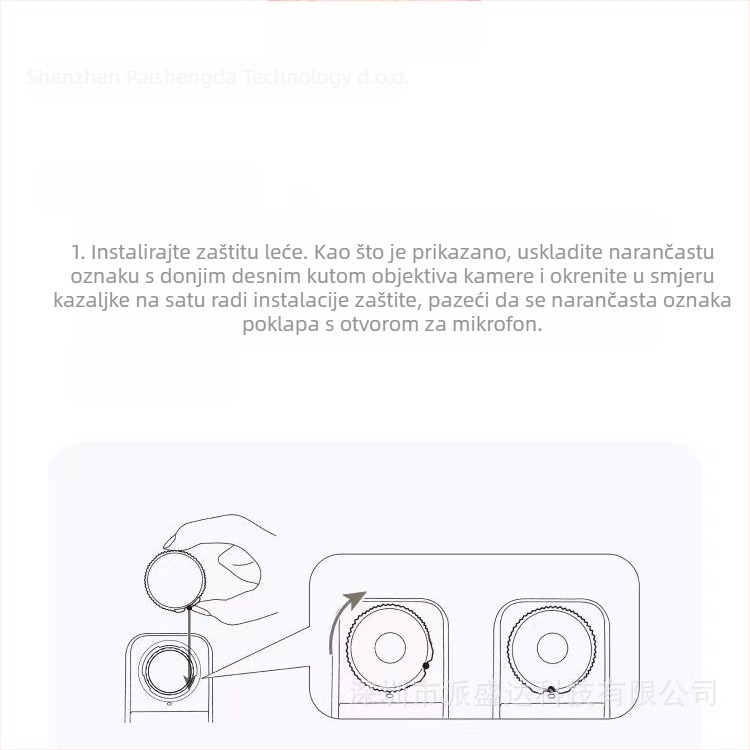 Insta360 X5 Zaštitni objektiv od kaljenog stakla, protiv zamagljivanja i ogrebotina, set od 2