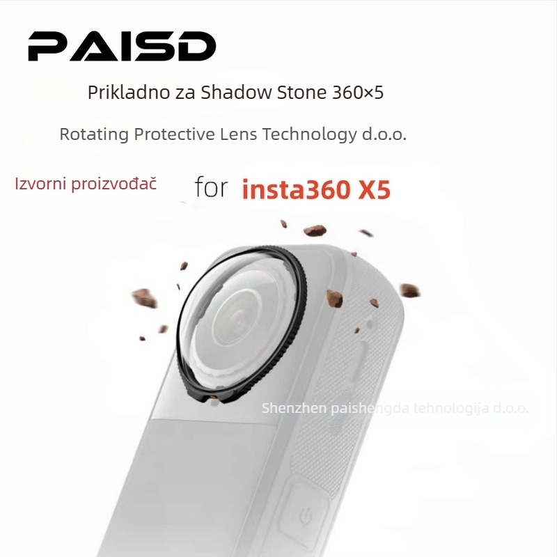 Insta360 X5 Zaštitni objektiv od kaljenog stakla, protiv zamagljivanja i ogrebotina, set od 2