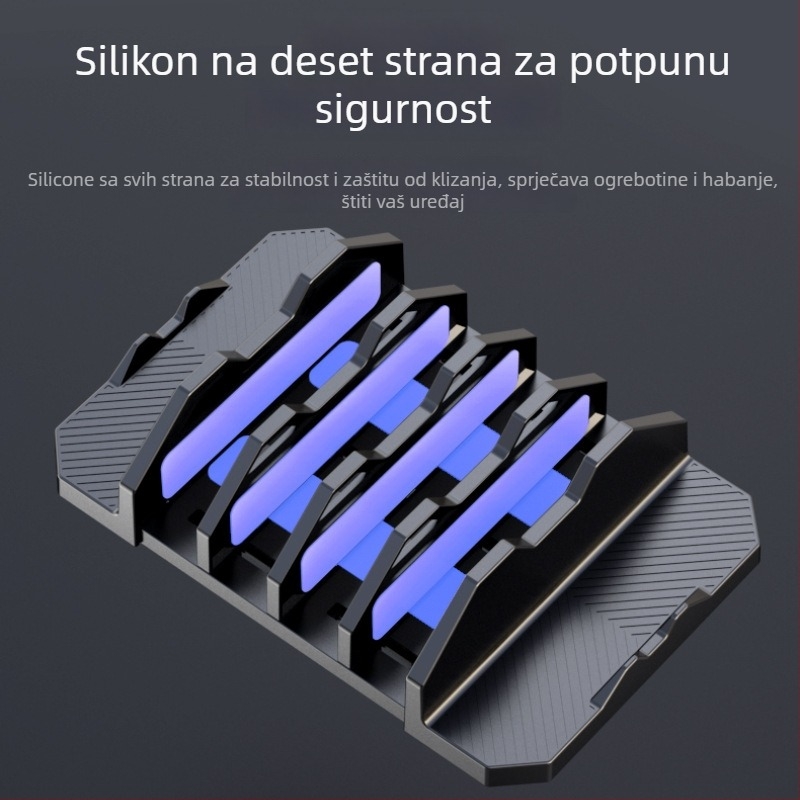 Cahezo vertikalni višeslojni nosač za notebook i vanjski monitor — Materijal: plastika, Težina: 300 g, Opće namjene