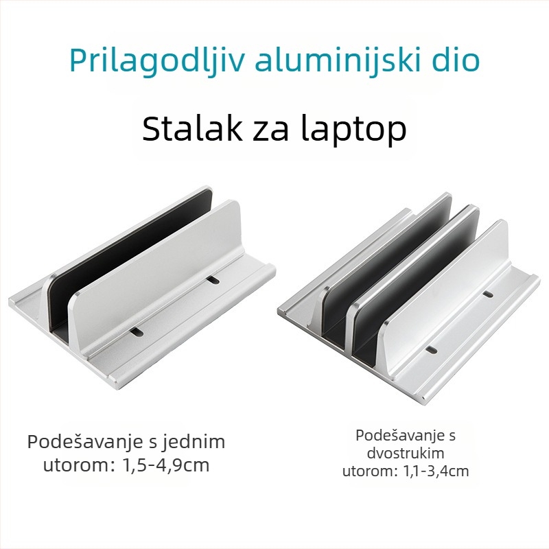 Maijihong KM23 stalak za laptop za stolni prostor – plastika, 210 g, kompatibilan s MacBook, Huawei, HP, Dell