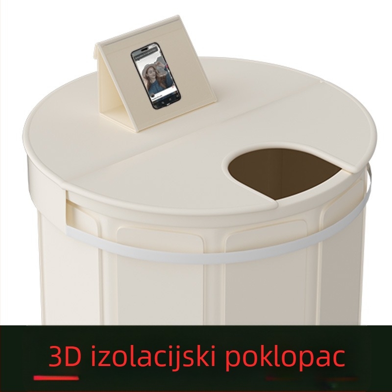 Sklopiva kanta za kadu s termoizolacijskim poklopcem za odrasle – cijelo tijelo, PVC