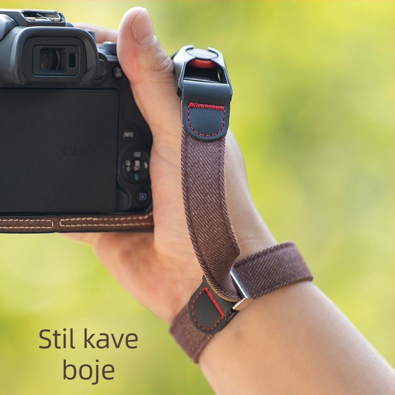 Remen za zglob za DSLR fotoaparate s brzom otpuštanjem i jednostavnom prilagodbom (kompatibilnost sa SLR kamerama; brza instalacija; prilagođeni uzorci; izdanje 2025)