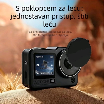 Wiersion silikonska zaštitna futrola za DJI Action6 za sportsku kameru - silikon visoke kvalitete; kompatibilan s DJI Action6; kompletan set; mogućnost ispisa logotipa