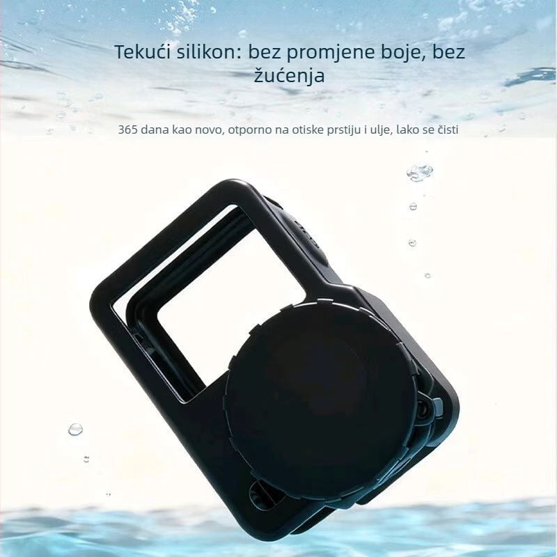 Wiersion silikonska zaštitna futrola za DJI Action6 za sportsku kameru - silikon visoke kvalitete; kompatibilan s DJI Action6; kompletan set; mogućnost ispisa logotipa