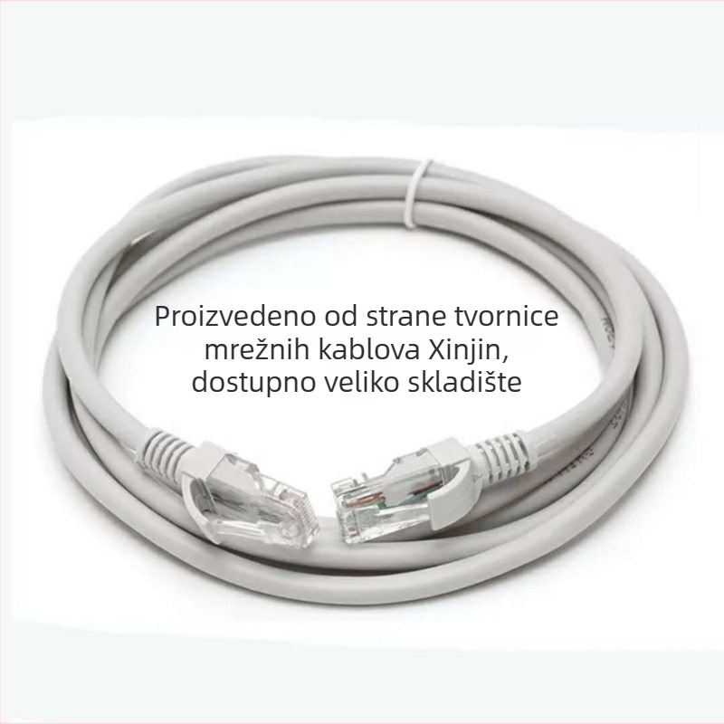 Kabl mreže kategorije 5 s RJ-45 priključkom za usmjerivač, Xinjin N66, bakar bez kisika i aluminij s bakrenim premazom, promjer 5.0, brzina 100-600 MB/s