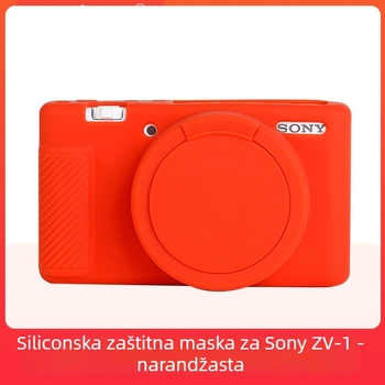 Silikonska futrola s poklopcem za Sony ZV1 – zaštita od prašine i padova (Brand: JUNESTAR; Model: Sony ZV1; Materijal: Silikon; Kompatibilan model: Sony ZV1)