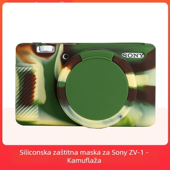 Silikonska futrola s poklopcem za Sony ZV1 – zaštita od prašine i padova (Brand: JUNESTAR; Model: Sony ZV1; Materijal: Silikon; Kompatibilan model: Sony ZV1)
