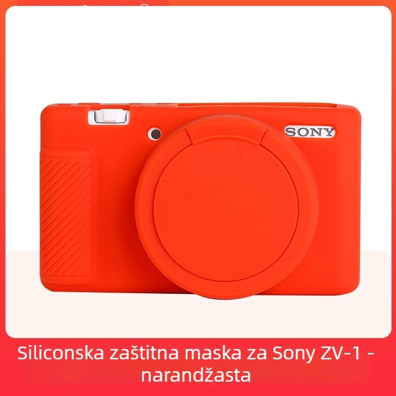 Silikonska futrola s poklopcem za Sony ZV1 – zaštita od prašine i padova (Brand: JUNESTAR; Model: Sony ZV1; Materijal: Silikon; Kompatibilan model: Sony ZV1)