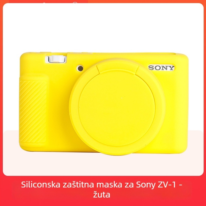 Silikonska futrola s poklopcem za Sony ZV1 – zaštita od prašine i padova (Brand: JUNESTAR; Model: Sony ZV1; Materijal: Silikon; Kompatibilan model: Sony ZV1)