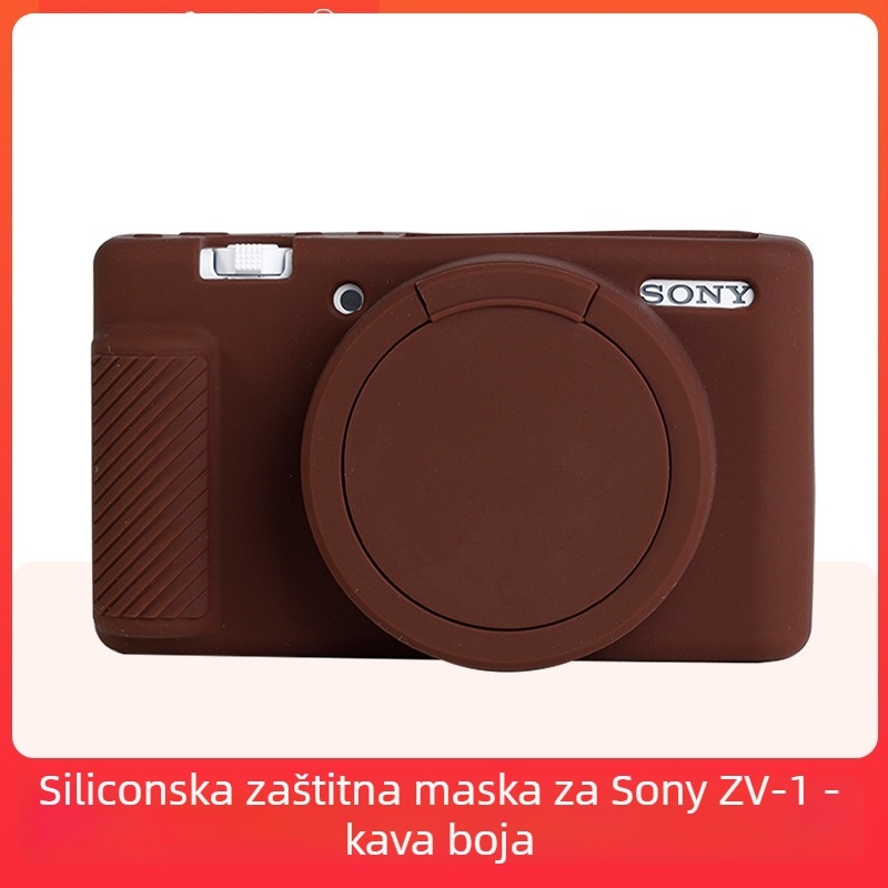 Silikonska futrola s poklopcem za Sony ZV1 – zaštita od prašine i padova (Brand: JUNESTAR; Model: Sony ZV1; Materijal: Silikon; Kompatibilan model: Sony ZV1)