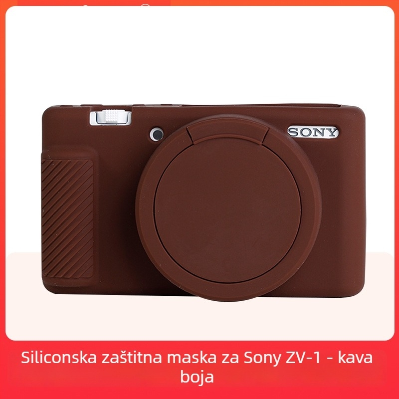 Silikonska futrola s poklopcem za Sony ZV1 – zaštita od prašine i padova (Brand: JUNESTAR; Model: Sony ZV1; Materijal: Silikon; Kompatibilan model: Sony ZV1)