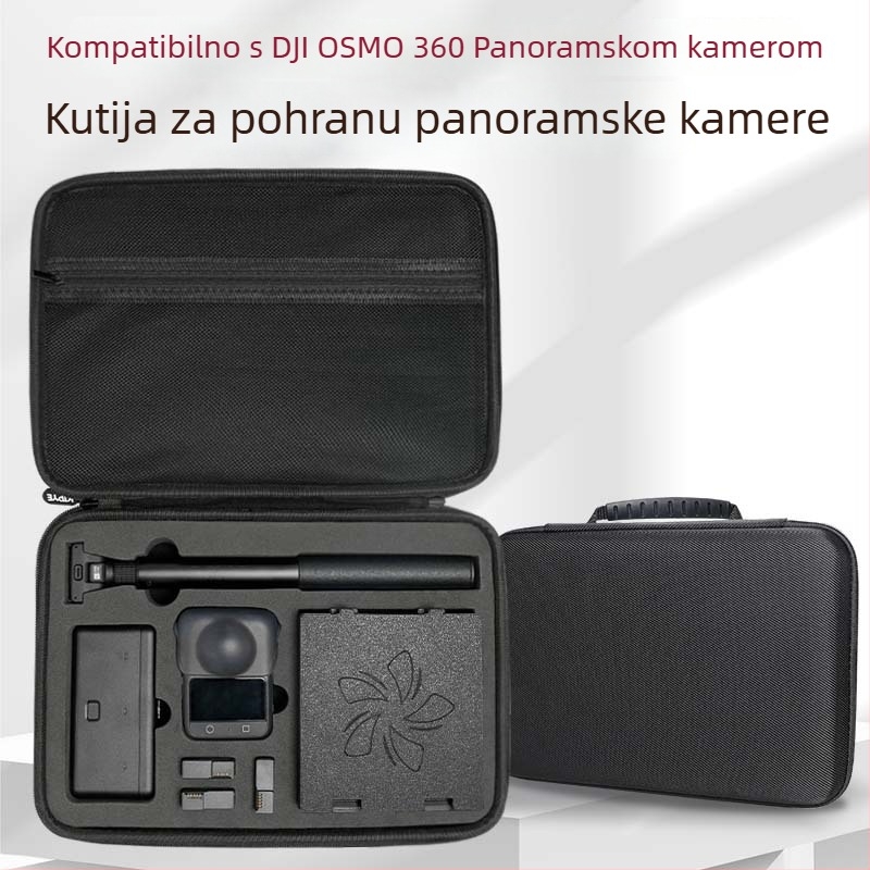 Kućište za pohranu za DJI Osmo360 panoramsku kameru – EVA tvrdi kućište, najlon, Strange leaves