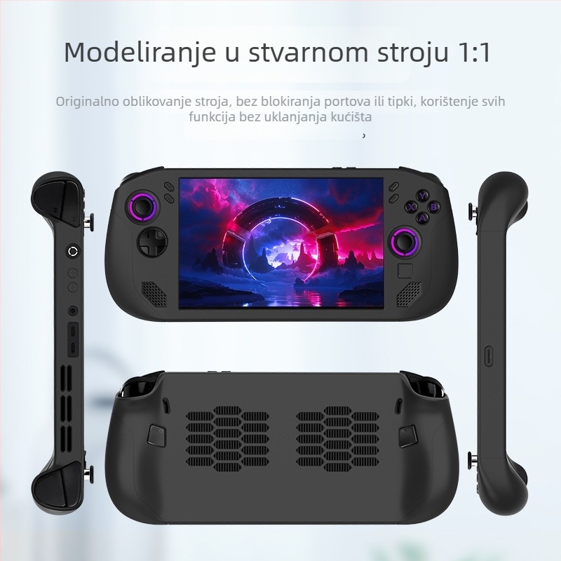 Lenovo Legion Go S silikonska zaštitna futrola, izrada toplim pritiskom, težina 90 g