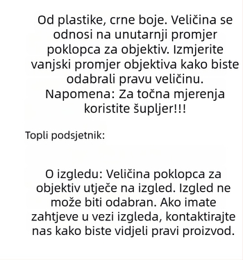 Poklopci prašine teleskop za promjer 40/42/43/44/45/46/48 mm – poklopci objektiva i okulara