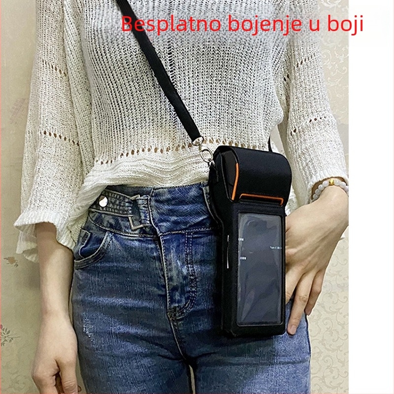Zaštitna futrola za POS ručni terminal s vodootpornim najlonom i naramenicom (Model V2-333; Brend Spring pie; Kompatibilno s PDA, RFID čitač, POS uređaj; Podrijetlo Shenzhen; OEM obrada)