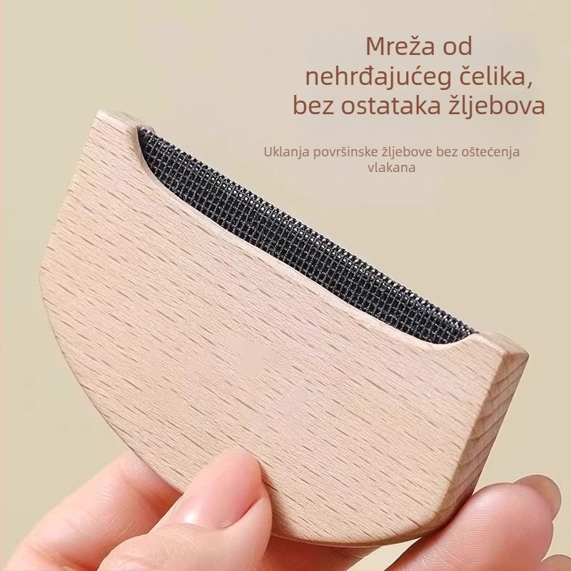 Drveni alat za uklanjanje dlačica s vunenih pulovera — češalj za kašmir, električna četka za čišćenje, uklanjivač dlaka za kućne ljubimce (Materijal: Drvo; Značka: Friendly; Stil: Moderno jednostavan; Kategorija: Valjak za dlake, uklanjivač dlačica)