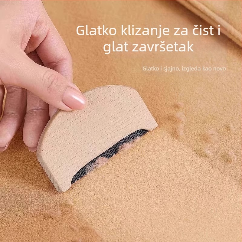 Drveni alat za uklanjanje dlačica s vunenih pulovera — češalj za kašmir, električna četka za čišćenje, uklanjivač dlaka za kućne ljubimce (Materijal: Drvo; Značka: Friendly; Stil: Moderno jednostavan; Kategorija: Valjak za dlake, uklanjivač dlačica)