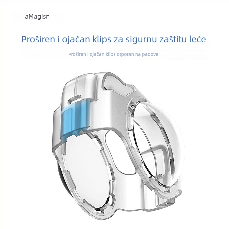 amagisn Silikonska zaštita objektiva za Insta360 X3, klipsni zatvarač, otporan na pad, protiv zamagljivanja