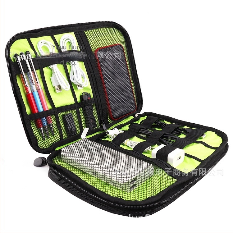HD-ZY830 Kockasti organizator kablova, 600D Oxford platno, ugrađeno skladištenje, za putovanja