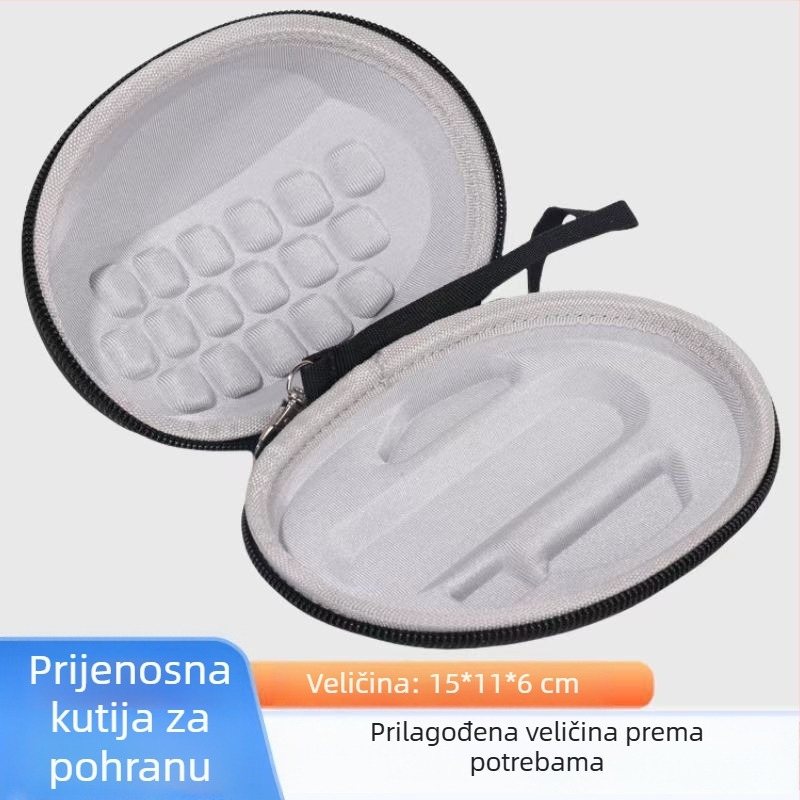 Kutija/ torbica za pohranu bežične gaming miša Logitech MX Master 3/3S, MX2S i G502X — materijali: najlon, EVA, pjena visoke gustoće, platno; izrada: šivanje i termoformiranje; nosivost: 5 kg