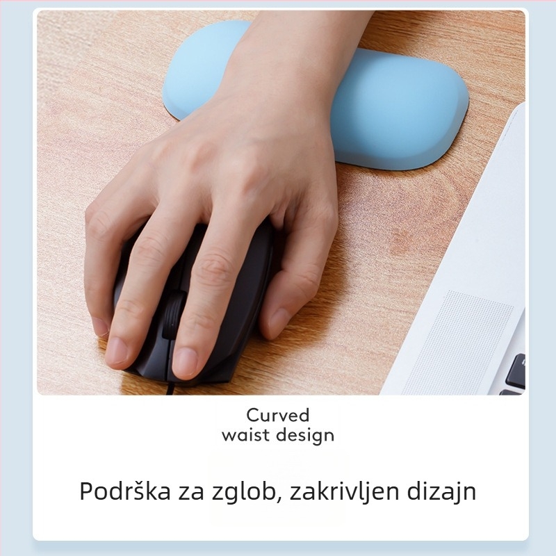 Silikonska podloga za zglob za miš i tipkovnicu, potpora zgloba, OEM obrada, ured i kućna uporaba