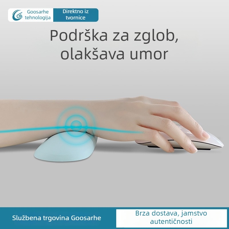 Silikonska podloga za zglob za miš i tipkovnicu, potpora zgloba, OEM obrada, ured i kućna uporaba