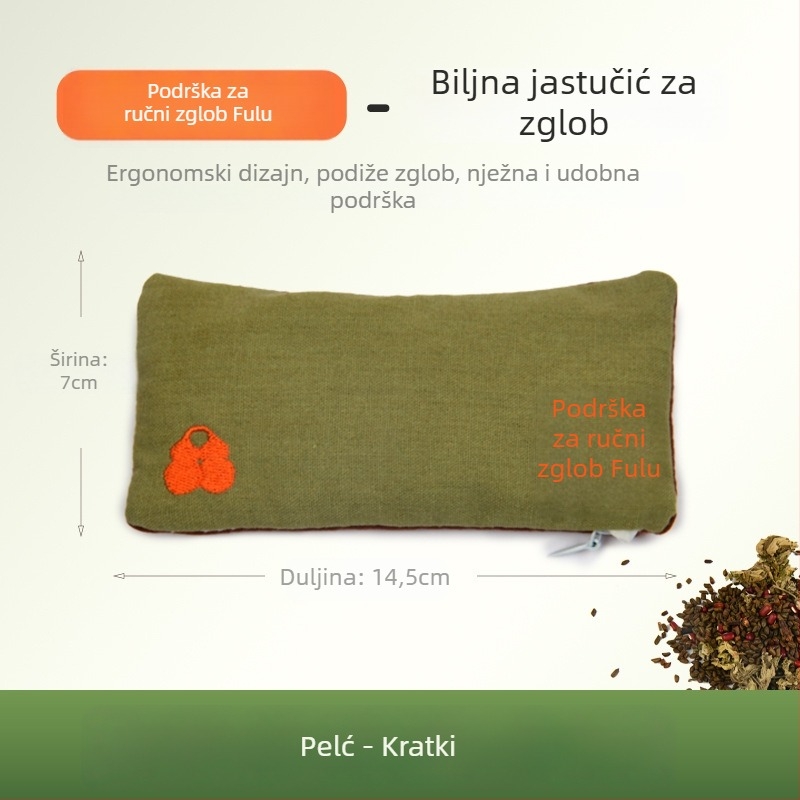 Podloga za zglob za tipkovnicu i miš – Mugwort Velvet, ručno izrađena, dvostrana, njega moxibustion, stil Light Luxury