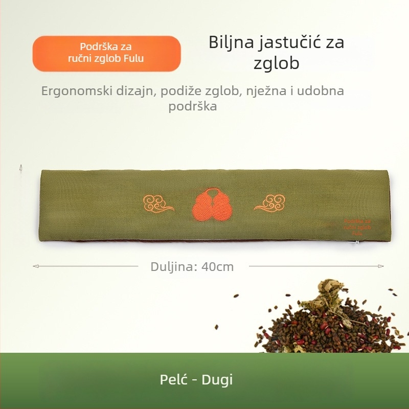 Podloga za zglob za tipkovnicu i miš – Mugwort Velvet, ručno izrađena, dvostrana, njega moxibustion, stil Light Luxury