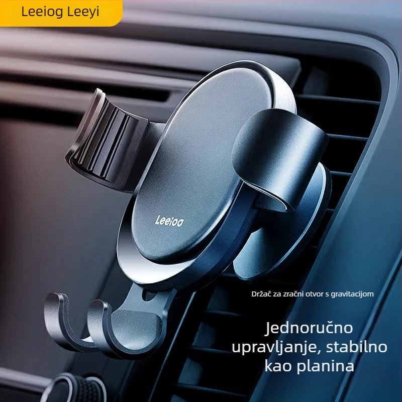 Držač za telefon u autu Leeioo/leyi • metalni • za izlaz zraka klimatizacije u automobilu