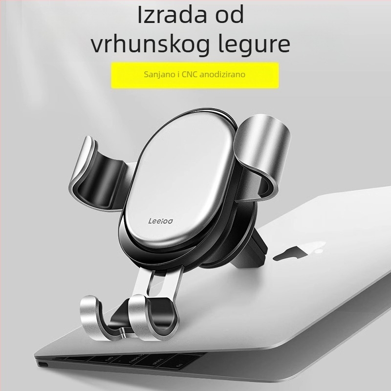 Držač za telefon u autu Leeioo/leyi • metalni • za izlaz zraka klimatizacije u automobilu