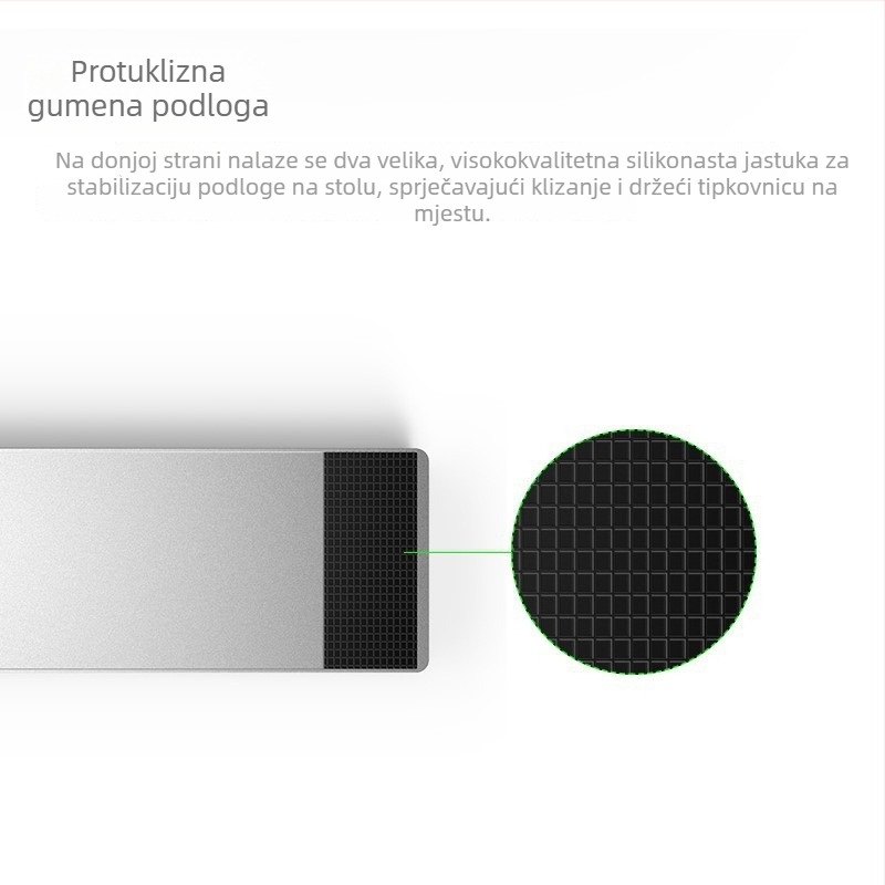 Podložak za zglob tipkovnice – JSJ-1; 549 g; aluminijska legura; vodootporna; protuklizna