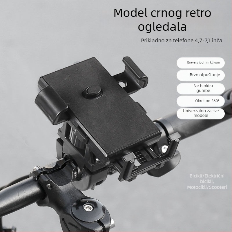 Držač telefona za bicikl – nadmontažni nosač, metalna konstrukcija, marka Other, model Manufacturer Direct Supply Custom Made Cross-Border