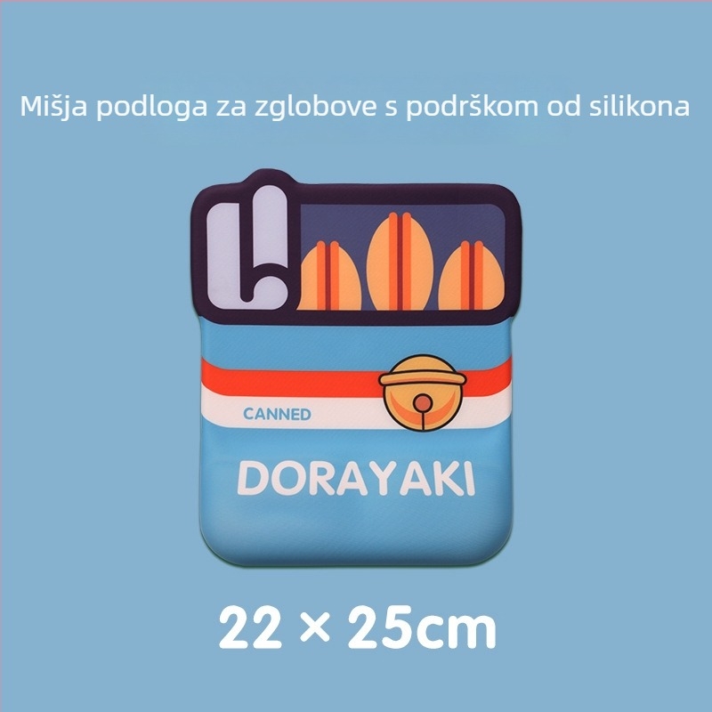 Podloga za zglob miša - silikon + tkanina, jednostrana, podrška zgloba, termotransfer