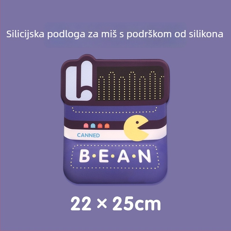 Podloga za zglob miša - silikon + tkanina, jednostrana, podrška zgloba, termotransfer