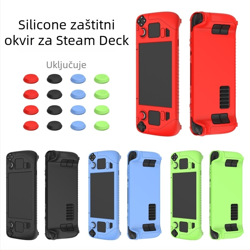 Silikonski zaštitni kućište za Steam Deck - izrada toplinskim pritiskanjem, 160 g, podrijetlo Shenzhen