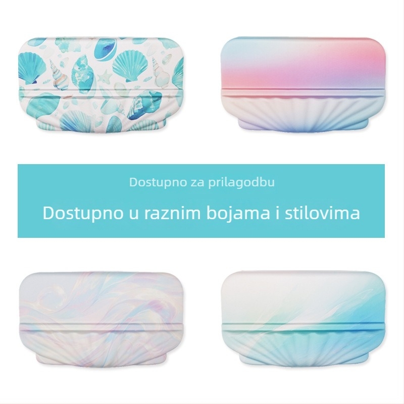 Podložak za zapešće tipkovnice - integrirana, mekana i udobna, protuklizna, jednostrana, materijal: tkanina + pjena + PU dno, prijenos topline tisak