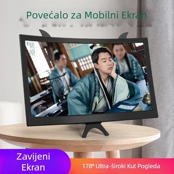 Držač za pojačanje zaslona za mobitel — univerzalan, plastični materijal, neutralna marka, prilagodljiv