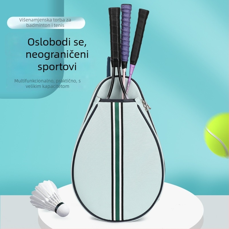 Sportska torba za tenis, badminton i stolni tenis – vodootporna, velika zapremina, unisex, Oxford materijal, ergonomski stražnji panel