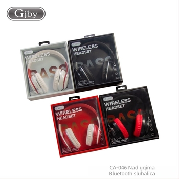 GJBY CA-046 Bežične Bluetooth slušalice za glavu, dizajn na glavi, Bluetooth 5.3, domet 10 m, trajanje baterije preko 8 sati, stereo s funkcijom poziva i glasovnim upravljanjem