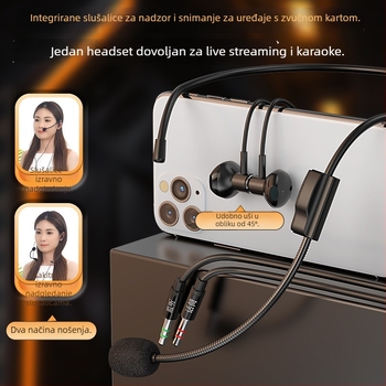 Warstown SK Series žičane slušalice s metalnim kućištem, polu-in-ear dizajn, neck-stil, 3,5 mm utor, 32 Ω, 20–20000 Hz, kabel 2–3 m