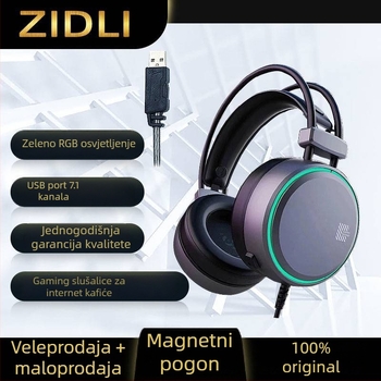 Magnetic Force ZH8 žičani gaming headset – Marka: Magnetic Force; Tip: Žičani; Prilagodba: Nije podržana