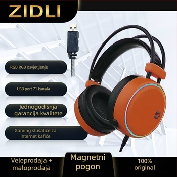 Magnetic Force ZH8 žičani gaming headset – Marka: Magnetic Force; Tip: Žičani; Prilagodba: Nije podržana