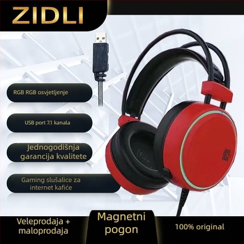 Magnetic Force ZH8 žičani gaming headset – Marka: Magnetic Force; Tip: Žičani; Prilagodba: Nije podržana