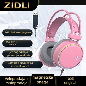 Magnetic Force ZH8 žičani gaming headset – Marka: Magnetic Force; Tip: Žičani; Prilagodba: Nije podržana