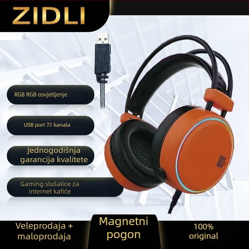 Magnetic Force ZH8 žičani gaming headset – Marka: Magnetic Force; Tip: Žičani; Prilagodba: Nije podržana