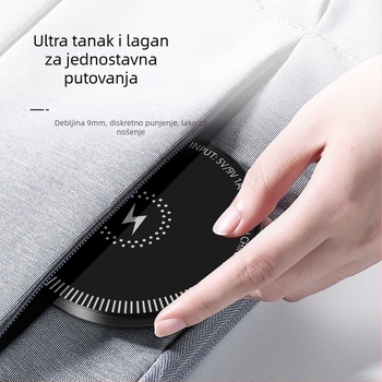 Bežični punjač 15W s QC 3.0, izlaz 2A, stoni držač s digitalnim zaslonom