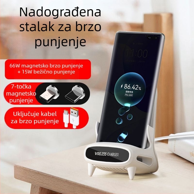 100W univerzalni nosač za punjenje za telefone i tablete, bežično punjenje, brzo punjenje, QC4.0